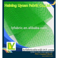 green pvc mesh fabric for building